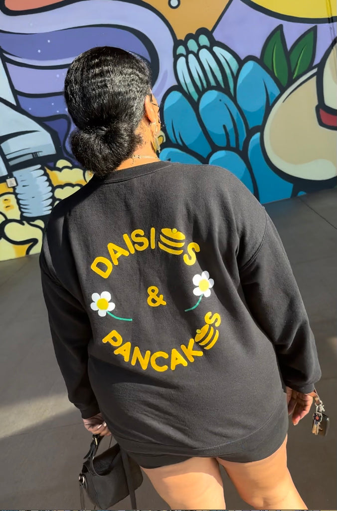 Daisies & Pancakes Crewneck Sweatshirt